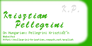 krisztian pellegrini business card